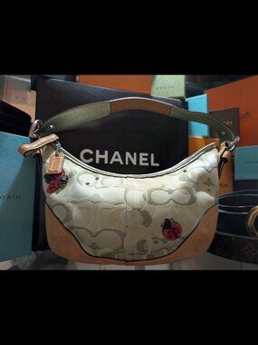 RARE Coach Ladybug Bag Y2K Limited Edition Signature Hobo